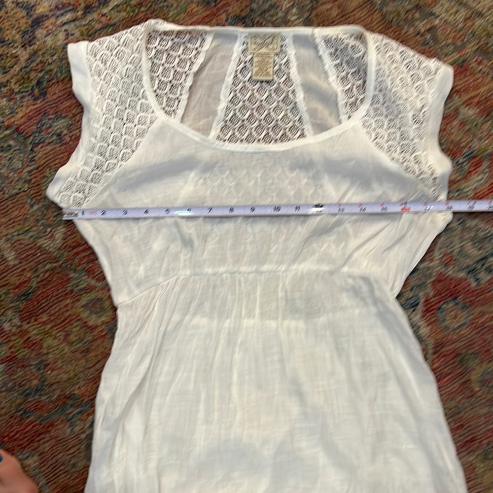 White summer shirt